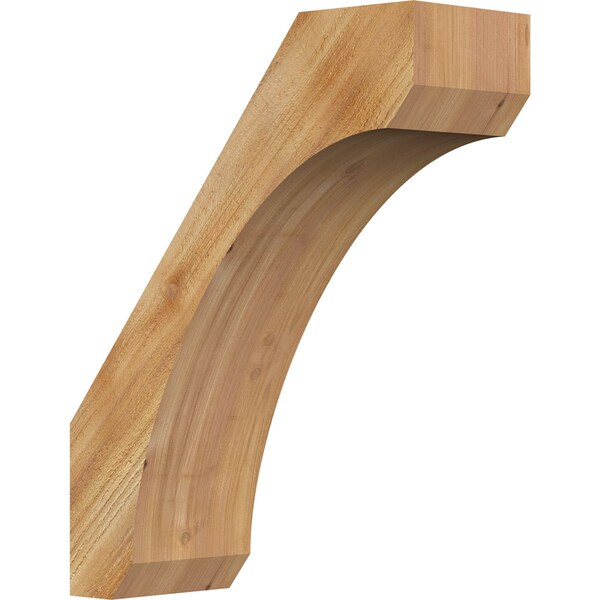 Ekena Millwork 6"W x 16"D x 20"H Legacy Rough Sawn Knee Brace, Western Red Cedar BRC06X16X20LEC00RWR - main